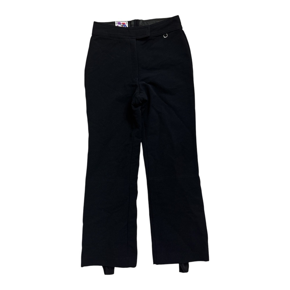 Peregrine VINTAGE Ski Snow Black Pants Women Black Stirrups Padded